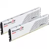 DIMM 64 GB DDR5-6000 (2x 32 GB) Dual-Kit, memória RAM branca, F5-6000J3040G32GX2-RS5W, Ripjaws S5, INTEL XMP