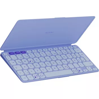 Logitech Keys-To-Go 2, Lilás, Bluetooth, Alemão, 920-012966