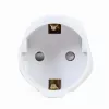 Gembird A-AC-EUFUKM-01 adaptador de corrente AC, tomada EU-Schuko para ficha UK, 13 A