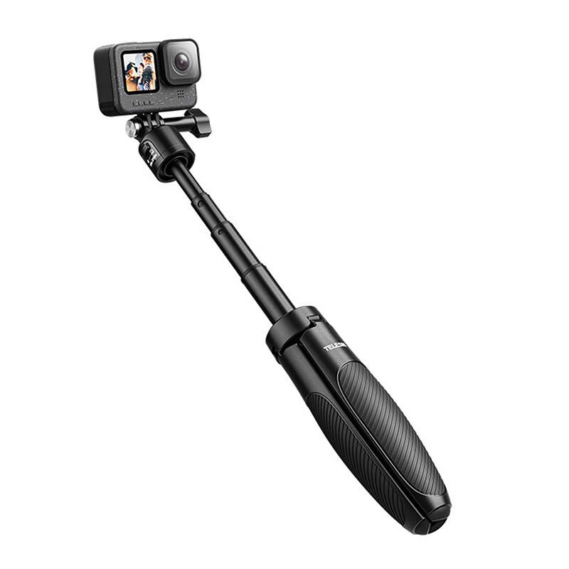 Tripé Telesin S1-MNP-02 para câmaras de ação – pau de selfie convertível
