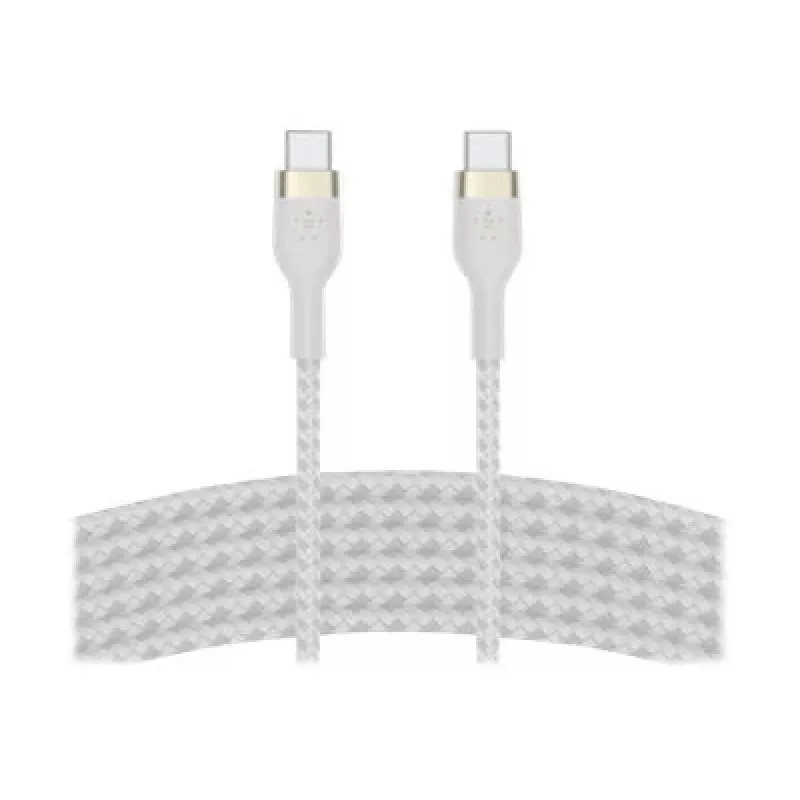 Belkin BOOSTCHARGE PRO Flex Cabo USB 3 m USB 2.0 USB C branco (CAB011BT3MWH)