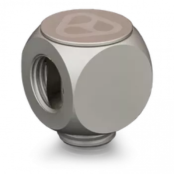 Thermal Grizzly DeltaMate Rotary T – conector de refrigeração líquida, níquel mate, 1 unid. (TG-DM-FIT-0204)
