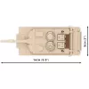 Conjunto de construção Cobi Abrams M1A2 — 174 peças, idade recomendada 6+, bege