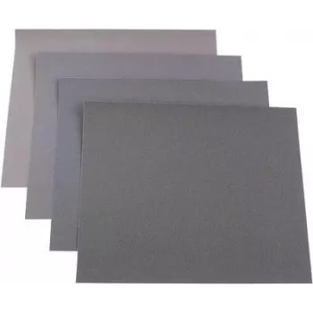 Conjunto de lixas KWB 812319 — folhas 280×230 mm, grãos 60, 80, 150, 180