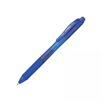 Pentel Energel X - Caneta de gel retrátil - Azul - Azul - Transparente - Plástico - Borracha - Borracha - Ambidestro