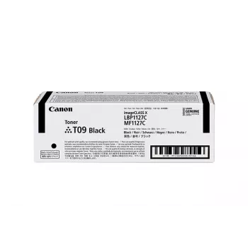 Canon TONER T09 BK cartucho de toner 1 unid. original preto