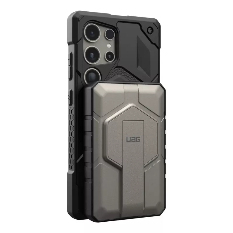 Urban Armor Gear 9B4411114036 Powerbank 10000 mAh carregamento sem fios preto, Titanium