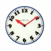 Relógio de parede NeXtime 8151 Boy, Ø43 cm, branco/azul/preto/vermelho