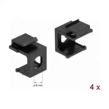 Conjunto de montagem DELOCK 86810, preto — acessório de montagem DELOCK 86810