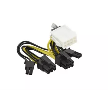 Cabo GPU de 0,05 m 8 pinos para 2x 6+2 pinos G291-281 CBL-PWEX-1040