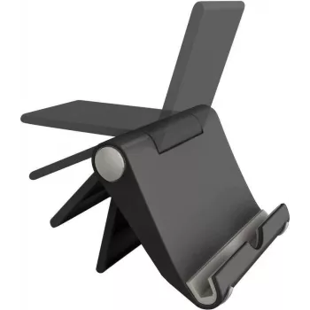 Suporte para tablet e smartphone Renkforce 29215c23a — ajustável, preto
