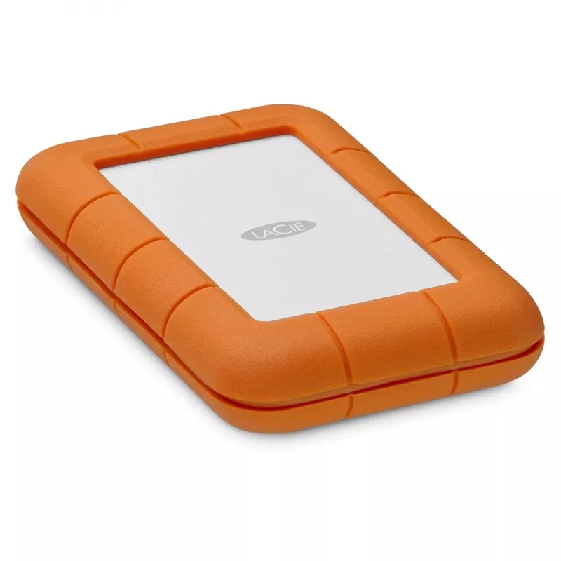 Disco externo LaCie Rugged USB-C 5 TB USB Type-C 3.2 Gen 1 (3.1 Gen 1) cinzento amarelo