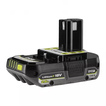 Ryobi RB18L25, bateria, iões de lítio (Li-Ion), 2,5 Ah, 18 V, Preto, Verde, 1 unid.