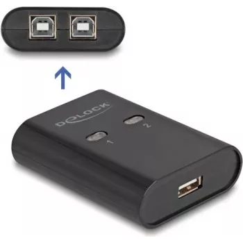 Comutador de periféricos USB 2.0 DeLOCK