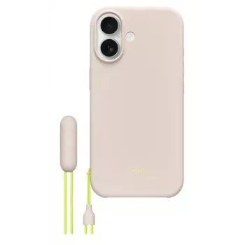 Capa com suporte Apple Beats iPhone 17 com MagSafe e controlo de câmara, Limestone, MGTL4LL/A