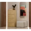 Cómoda ALMA, antracite/carvalho artisan