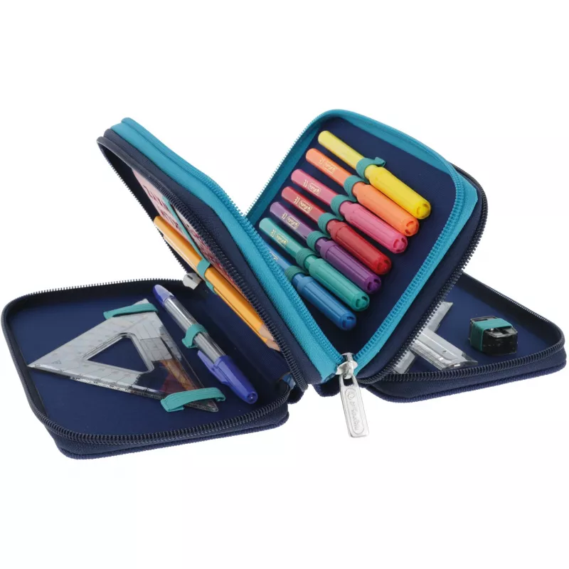 Herlitz TriCase Deep Ocean 31 peças azul poliéster 190x70x115 mm