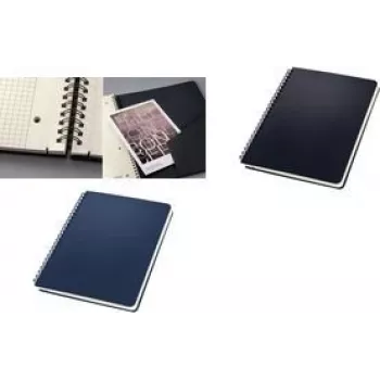 Caderno Sigel Conceptum A5 quadriculado azul-escuro capa dura CO826