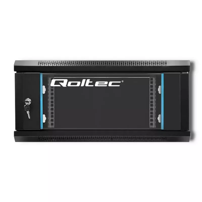 Armário rack 19 polegadas QOLTEC 54461, 4U, 600x280x450 mm
