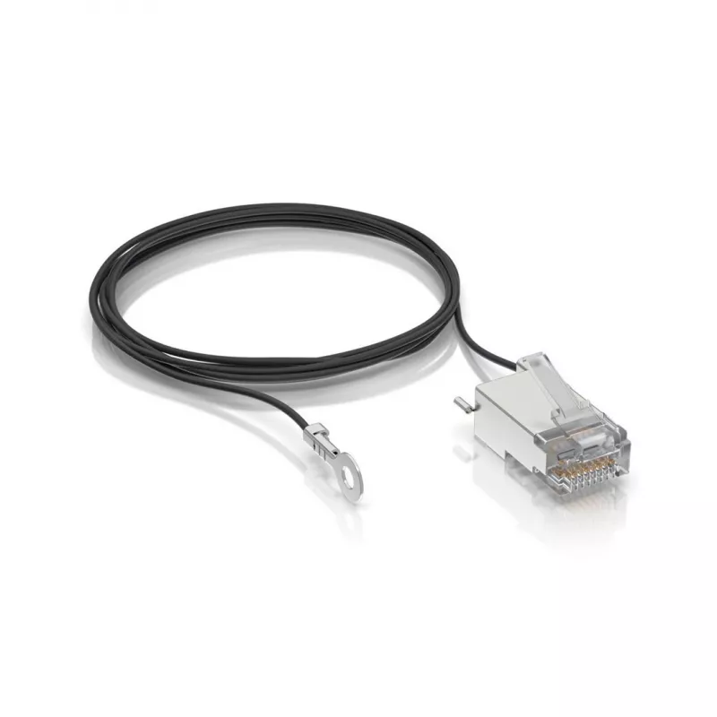 Cabo de rede Ubiquiti UISP-CONNECTOR-GND 1 m RJ-45 preto
