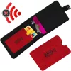 Extralink capa protetora para cartões de crédito, proteção contra roubo RFID porta-cartões de identificação sem contacto