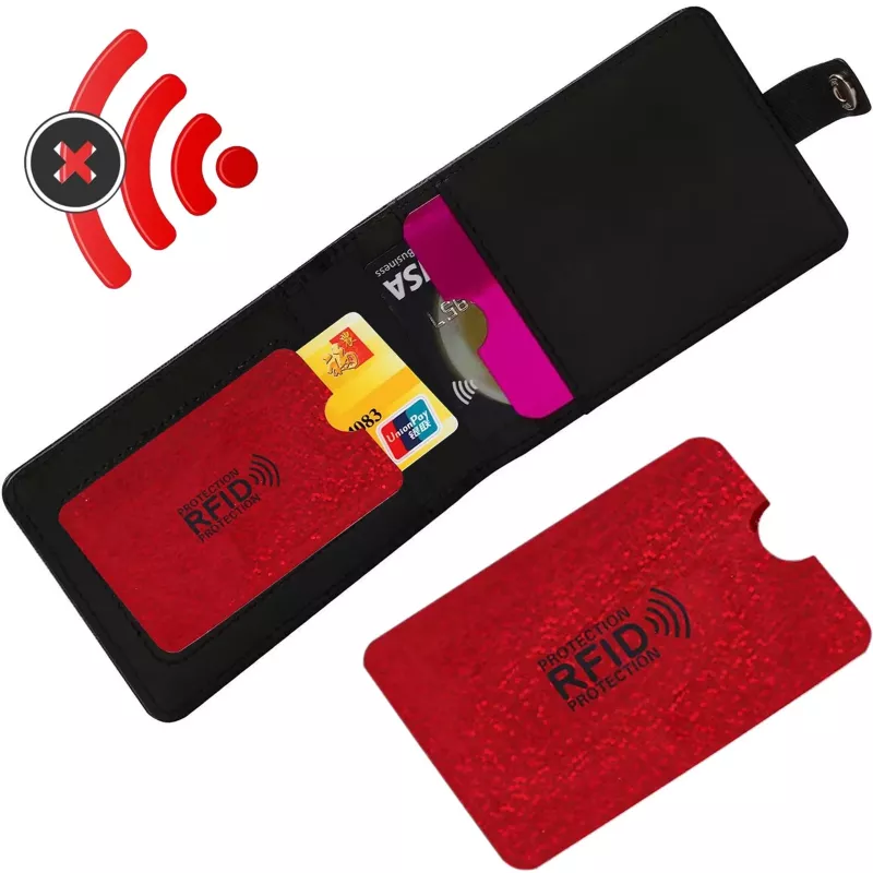 Extralink capa protetora para cartões de crédito, proteção contra roubo RFID porta-cartões de identificação sem contacto