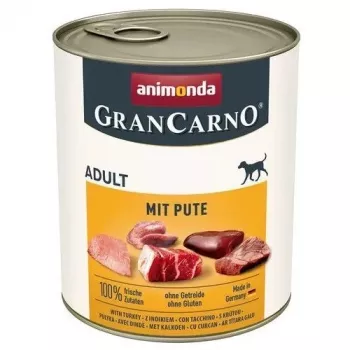 ANIMONDA GranCarno Adult com peru comida húmida para cães, 800 g