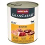 ANIMONDA GranCarno Adult com peru comida húmida para cães, 800 g