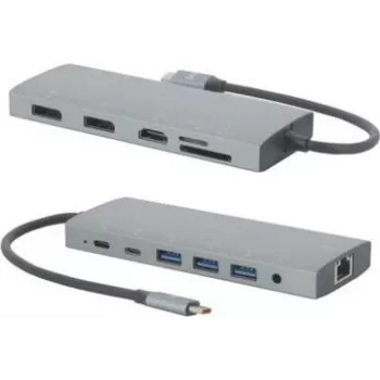 Docking station USB-C Mobilis 12-em-1 100 W máx. (020028)