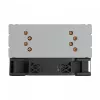 Dissipador de CPU SAVIO SAVGCOVORTEXX2ARGB com 4 heatpipes, ventoinha ARGB de 120 mm, preto