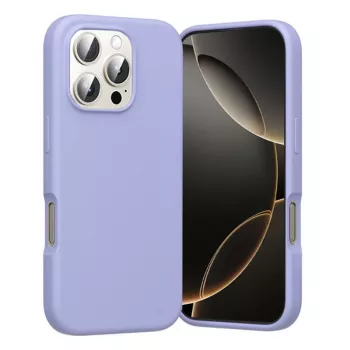 Capa protetora MagSafe Vention KUHV0-30 para iPhone 16 Pro, lilás