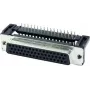 Conector de fio Harting 09 66 512 7601 preto prateado aço liga de cobre