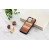 Capa protetora Man and Wood Galaxy S20 Ultra — acabamento em madeira preta