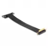 Delock Riser Card PCI Express x4 macho angular 90 graus para slot x4 angular 90 graus, cabo de 60 cm