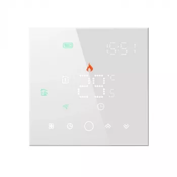 Termostato programável TUYA WiFi, branco