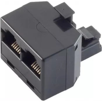 Conector de cabo ShiverPeaks BS71230-6 3xRJ-12 preto