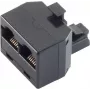 Conector de cabo ShiverPeaks BS71230-6 3xRJ-12 preto