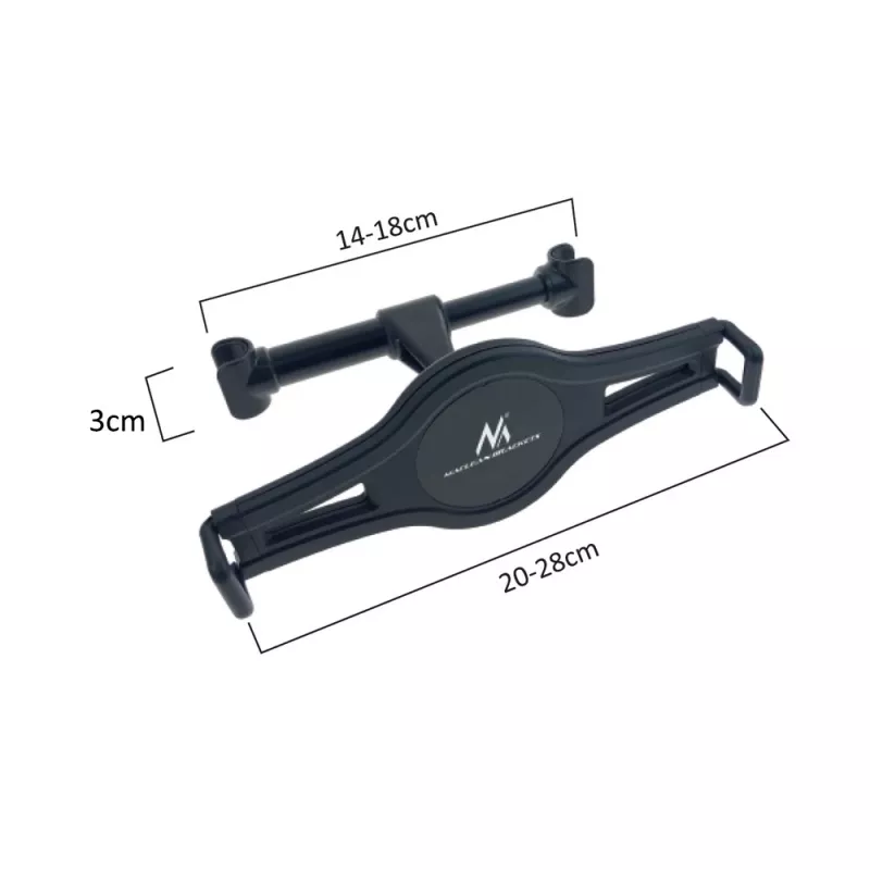 Suporte universal de tablet para automóvel para encosto de cabeça com rotação 360 graus Maclean
