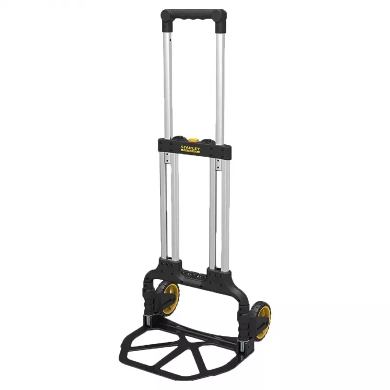 Carrinho de transporte dobrável STANLEY FXWT-705-SP — carrinho de mão, estrutura de alumínio, capacidade de carga 70 kg, dobrável, 2 rodas