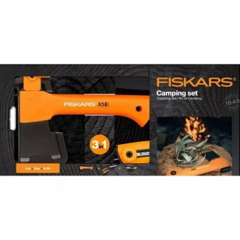 Machado FISKARS X5 - XXS + faca + serra