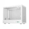 Caixa de computador DeepCool CH160 PLUS WH Small Form Factor branca, microATX, vidro temperado, USB-C