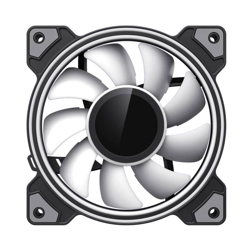 Gamemax | Ventoinha de caixa | DUAL RING INFINITY | Preto
