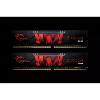 DIMM 32 GB DDR4-2666 (2x 16 GB) Dual-Kit, memória RAM preto/vermelho, F4-2666C19D-32GIS, Aegis DDR4, INTEL XMP