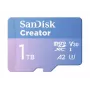 SanDisk Creator cartão de memória MicroSD 1TB com velocidades de transferência elevadas até 190 MB/s