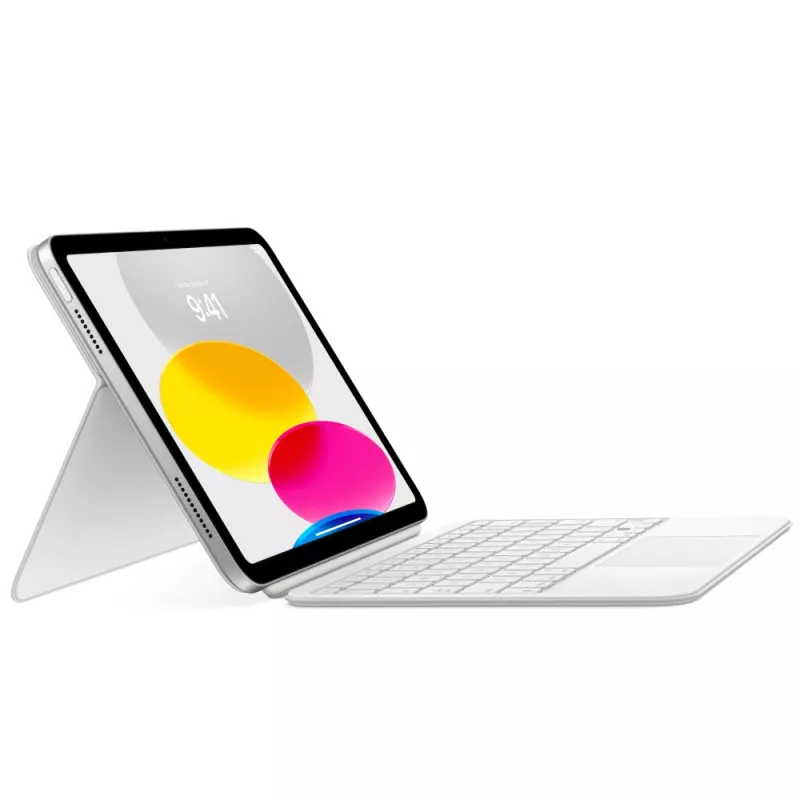 Teclado Apple Magic QWERTY sueco alumínio wireless trackpad