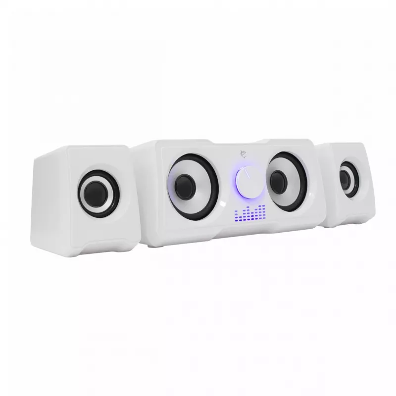 Sistema de altifalantes White Shark GSP-968 Mood RGB Gaming 2.2 Branco