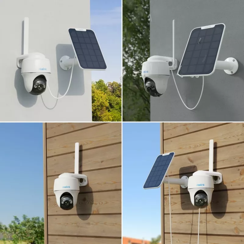 Reolink Go Series G430 - Câmara exterior alimentada por bateria 5MP, rede 4G LTE, deteção de pessoas/veículos/animais, rotação de 355° e inclinação de 140°