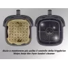 Beper C103ACC003 tabuleiros de papel para fritadeira de ar, 50 un., 24 x 24 cm