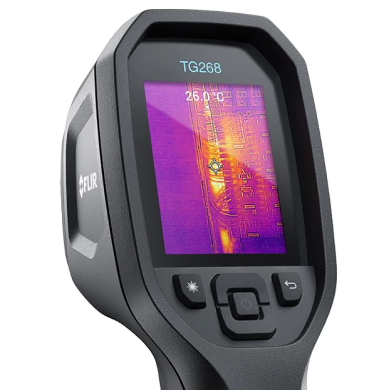 Termómetro de infravermelhos FLIR TG268 -25 a +400 °C preto, ecrã integrado, LCD, 320 x 240 píxeis