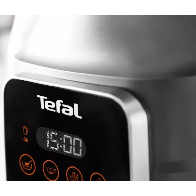 Batedeira de mesa Tefal BL985A31 — 1300 W, jarro de vidro 1,75 l + jarro Tritan 2 l, lâminas de aço inoxidável Trip'Ax de 6 lâminas, função de mistura a vácuo